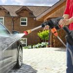 Portable Cordless High Pressure Washer with Foam Generator