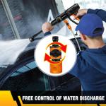 Cordless 350W Portable Pressure Washer with Batteries