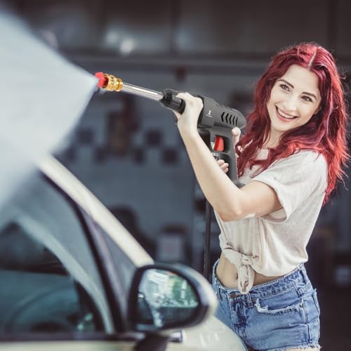 Portable Cordless High Pressure Washer with Foam Generator