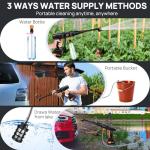 Portable Cordless Pressure Washer 652PSI with Accessories