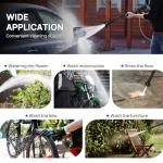 Portable Cordless Pressure Washer 652PSI with Accessories