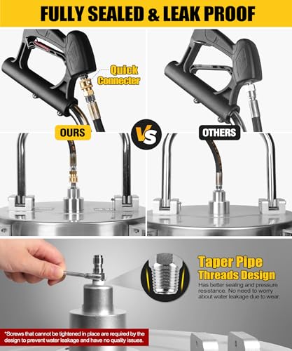 16.5" Stainless Steel Pressure Washer Surface Cleaner