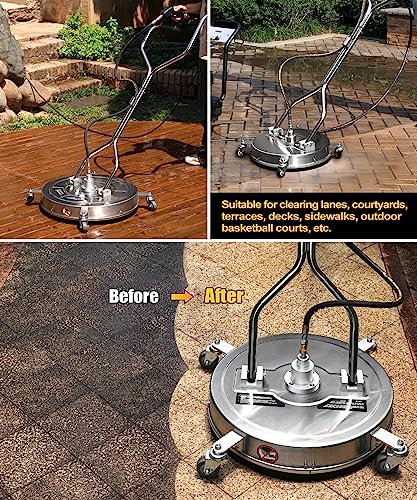 16.5" Stainless Steel Pressure Washer Surface Cleaner