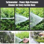 Turbowasher High-Pressure Cleaner for Garden Hose