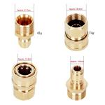 Brass Hose Connector Set for Garden Hoses