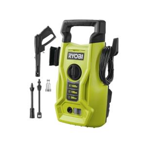Ryobi 100bar 1400W Pressure Washer, Green