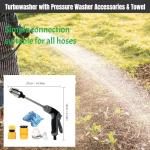 Turbowasher High-Pressure Cleaner for Garden Hose
