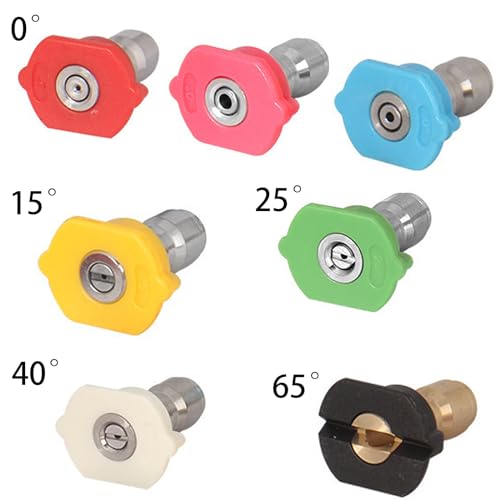 7-Piece Pressure Washer Nozzle Set for Cleaning