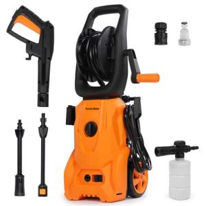 1800W Electric Pressure Washer with Adjustable Nozzle