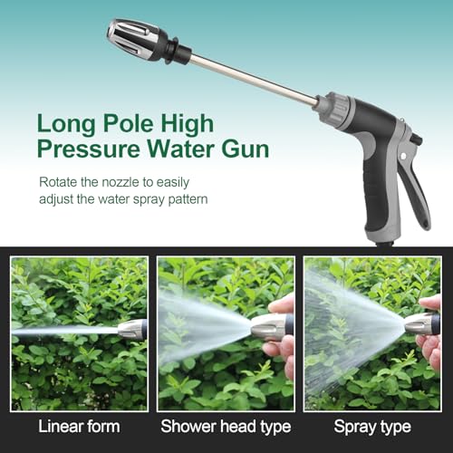 High Pressure Washer Gun with Foam Cannon & Wand