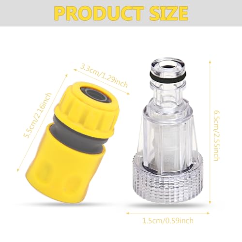 Pressure Washer Hose Connectors with Inlet Filter