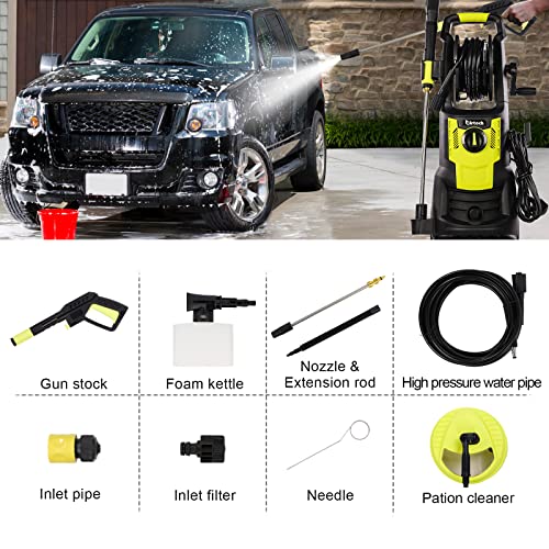 Powerful 1800W Pressure Washer with Adjustable Nozzle