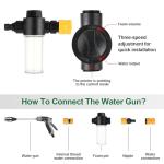 High Pressure Washer Gun with Foam Cannon & Wand