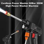 KKnoon Cordless Pressure Washer, 600PSI Portable Power