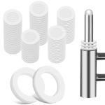 Colexy 100 Pcs Plastic Washers for Door Hinges