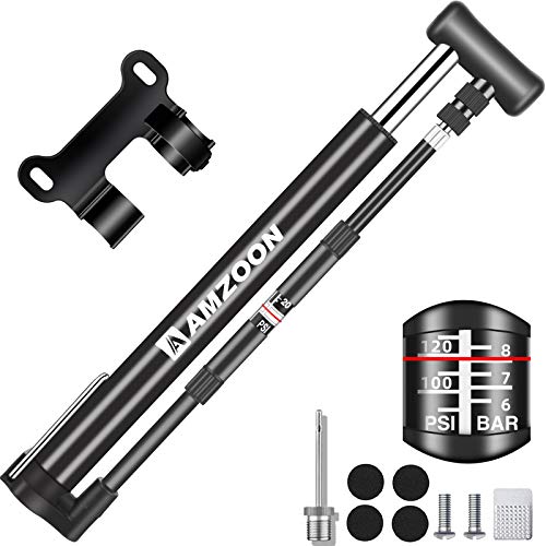 Mini Bicycle Pump with Pressure Gauge and Hose