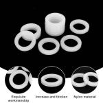 Colexy 100 Pcs Plastic Washers for Door Hinges