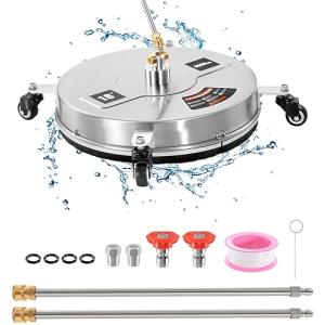 18" Pressure Washer Surface Cleaner with Wheels