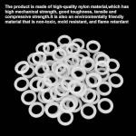 Colexy 100 Pcs Plastic Washers for Door Hinges