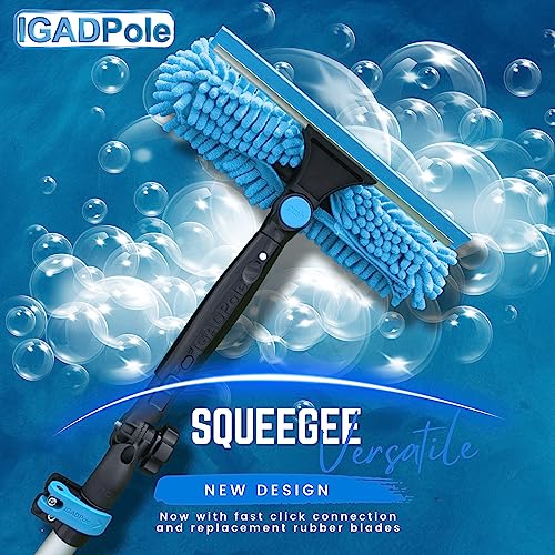 Telescopic Window Cleaning Kit with Squeegee