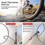 Mini Bicycle Pump with Pressure Gauge and Hose