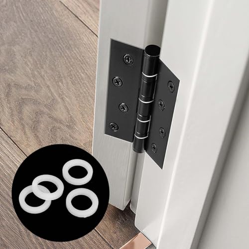 Colexy 100 Pcs Plastic Washers for Door Hinges