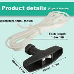 ZAMDOE 4mm Pull Cord for Honda Engines
