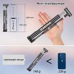 Mini Bicycle Pump with Pressure Gauge and Hose