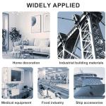 Colexy 100 Pcs Plastic Washers for Door Hinges