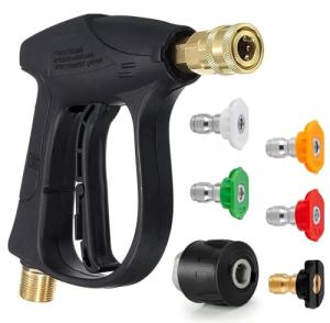 Powerful Pressure Washer Gun with 5 Nozzle Tips