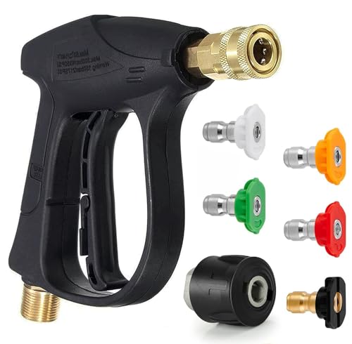High-Pressure Washer Gun with 5 Nozzle Tips
