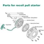 ZAMDOE 4mm Pull Cord for Honda Engines