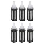 6-Pack Micro Pump Filter Connectors for Pressure Washers
