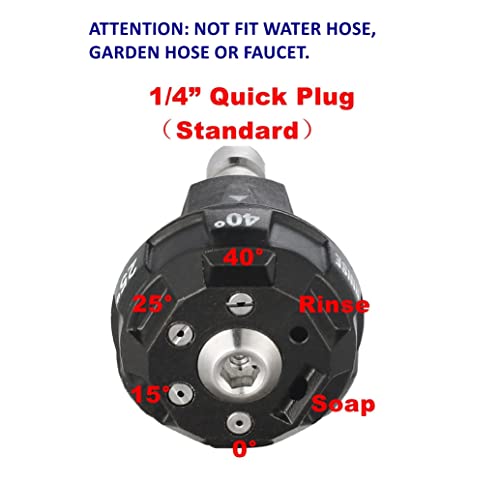 Meteor Blast 6-in-1 Adjustable Pressure Washer Nozzle