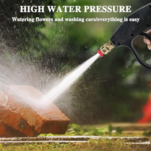 High-Pressure Washer Gun with 5 Nozzle Tips