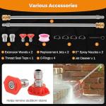 18" Pressure Washer Surface Cleaner with Wheels