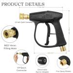 High-Pressure Washer Gun with 5 Nozzle Tips