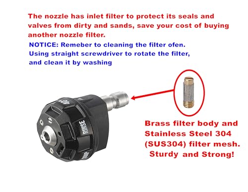 Meteor Blast 6-in-1 Adjustable Pressure Washer Nozzle