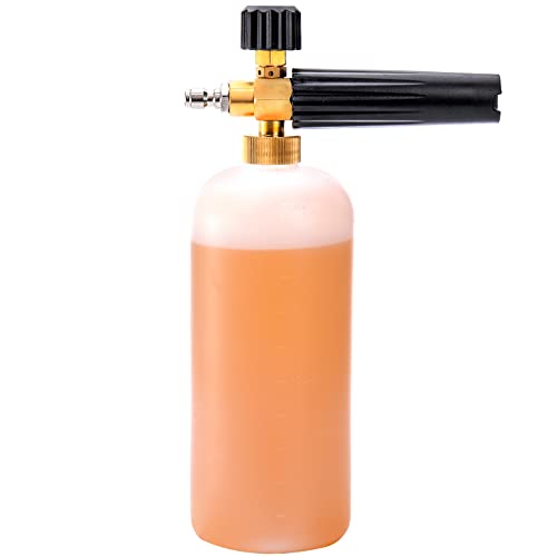 Tebery 1/4" Adjustable Foam Lance for Pressure Washers