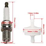 ZAMDOE RC12YC Spark Plug for Lawn Equipment