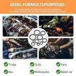 160 Pcs Drain Plug Washer Assortment Kit