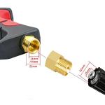 Brass M22 High Pressure Washer Coupler Adapter