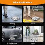 18" Pressure Washer Surface Cleaner with Wheels