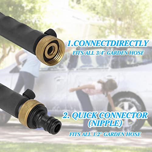 Pressure Washer Gun with Nozzles and PTFE Tape