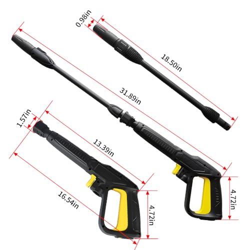 Pressure Washer Gun Lance for Karcher K2-K7