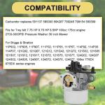 ZAMDOE Carburetor for Troy-Bilt 190CC Pressure Washers