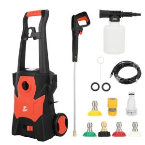 Shienfir 1800PSI Electric Pressure Washer with Foam Cannon