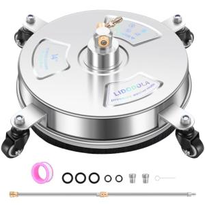 14" Stainless Steel Pressure Washer Surface Cleaner