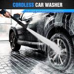 Cordless Electric Pressure Washer with 2 Batteries