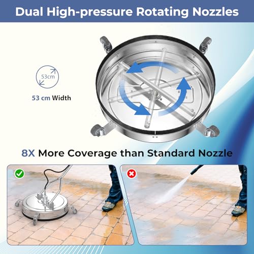 TANGZON 4000 PSI Stainless Steel Pressure Washer Cleaner
